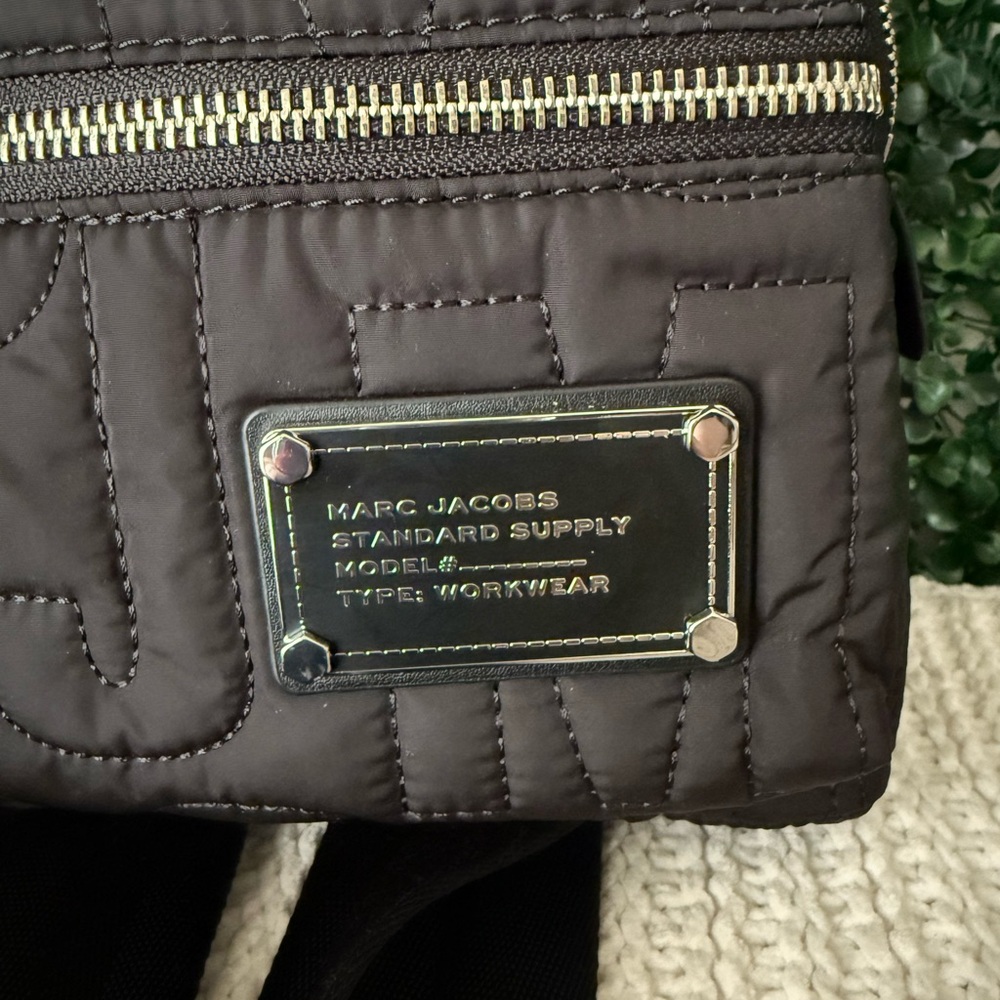 Marc Jacobs Black Quilted Backpack NWOT - Picture 2 of 7